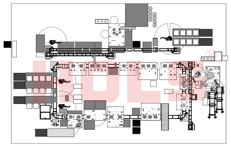 电子水泵装配线